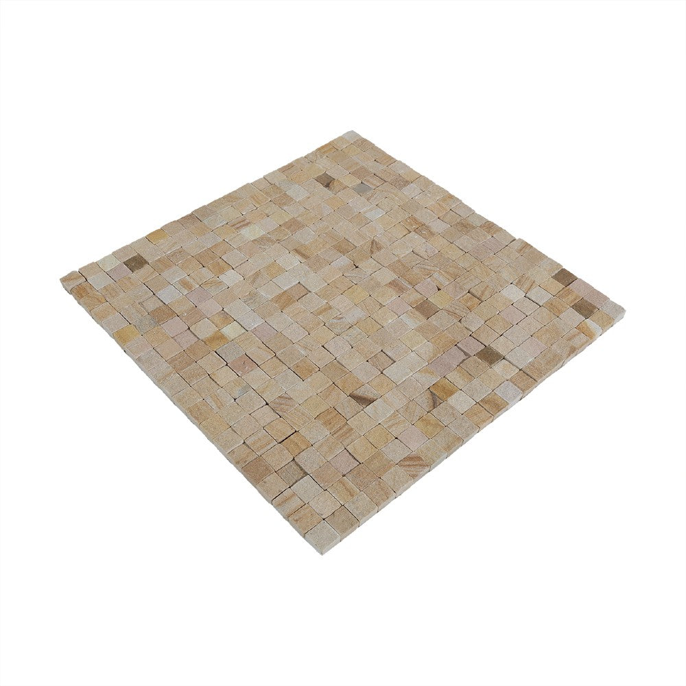 Pastilha de Pedra Mosaico Atelier Bege - 30X30 01m²