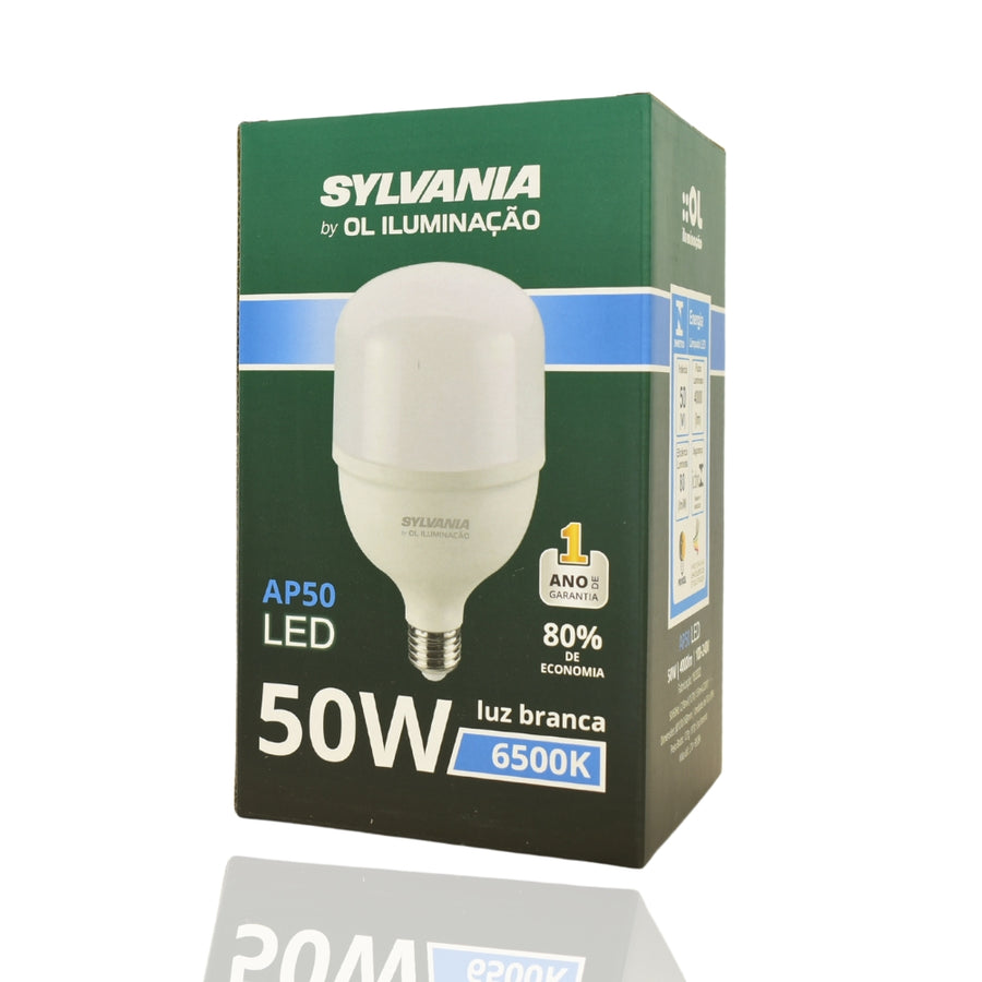 Lâmpada LED Bulbo 50W 6500K Alta Potência E27 Bivolt Sylvania