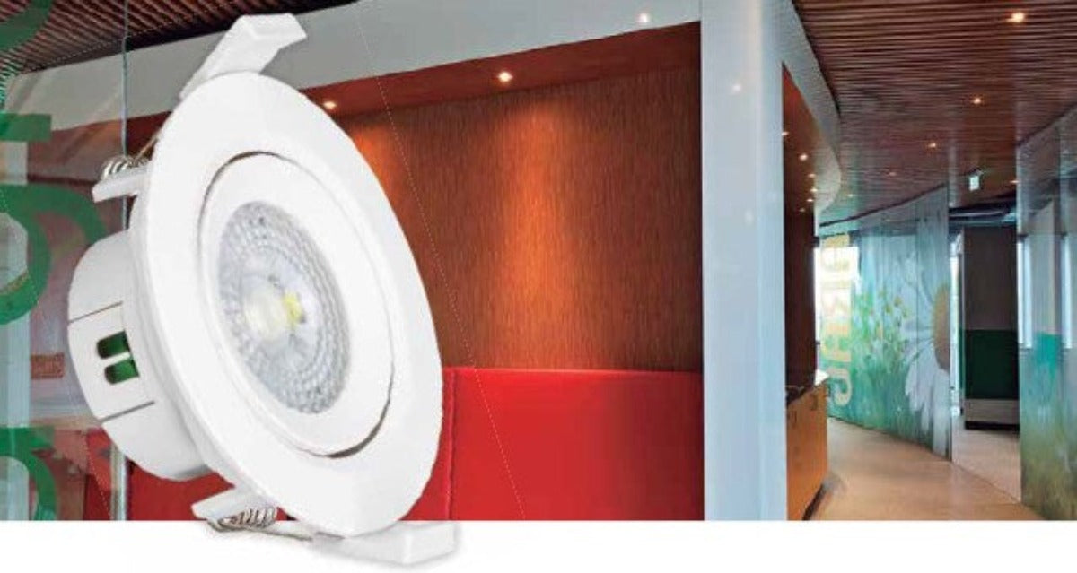 Spot LED de Embutir Redondo 5W 6500K Luz Branca Ol Iluminação