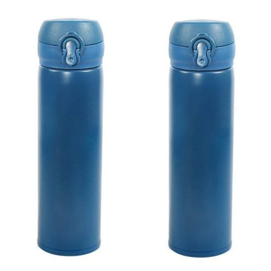 Garrafas Squeeze Térmica Inox Quente Frio - Kit com 2 Unidades 350 ml - Altaluce