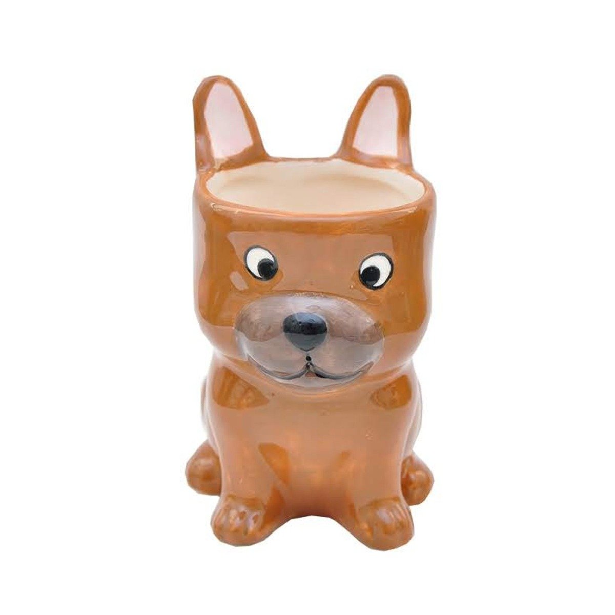 Vasinhos Decorativos Cachepot Cachorro em Porcelana - Altaluce