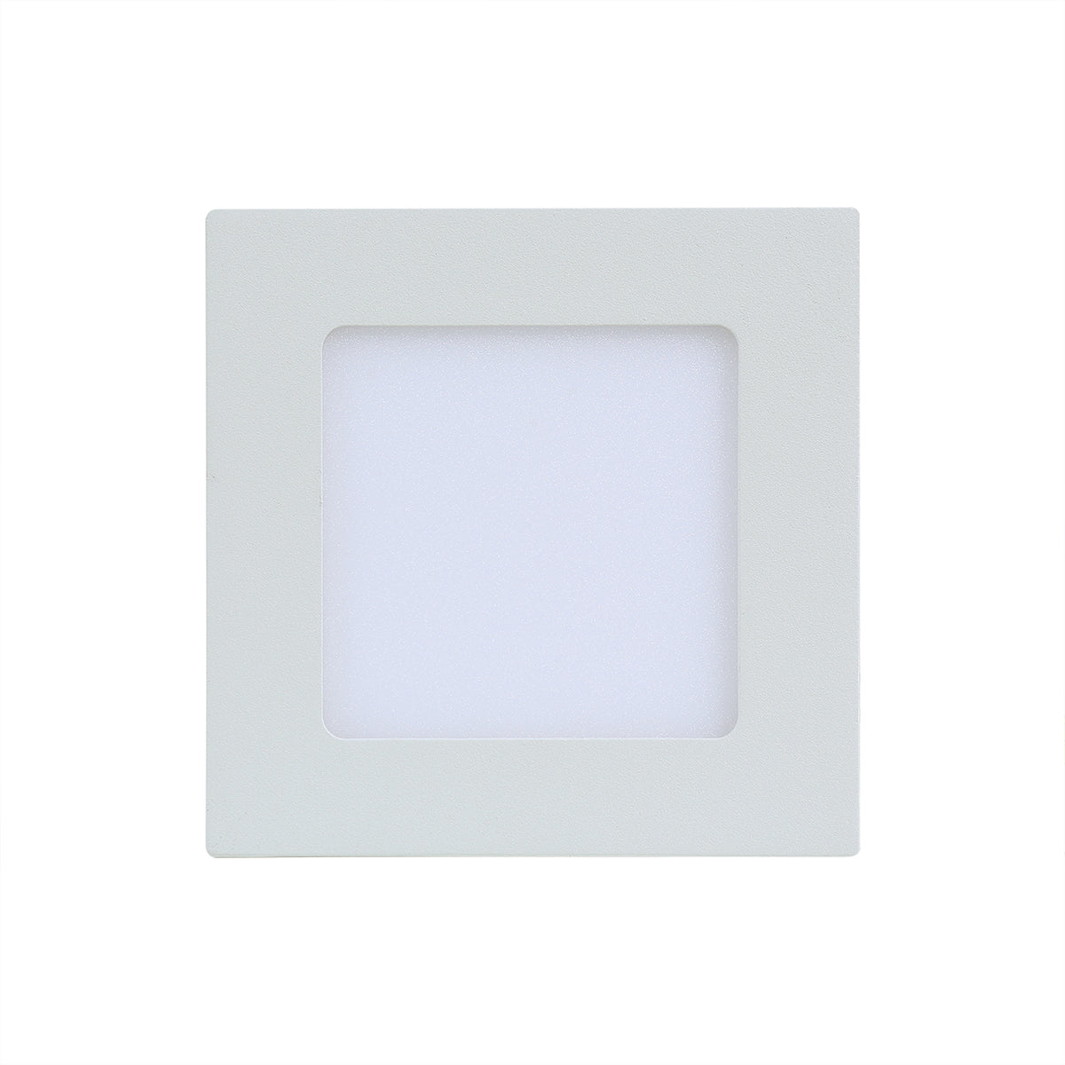 Luminária LED Embutir 6W Quadrada Multivolt Luz Amarela 3000k 12x12CM - Altaluce