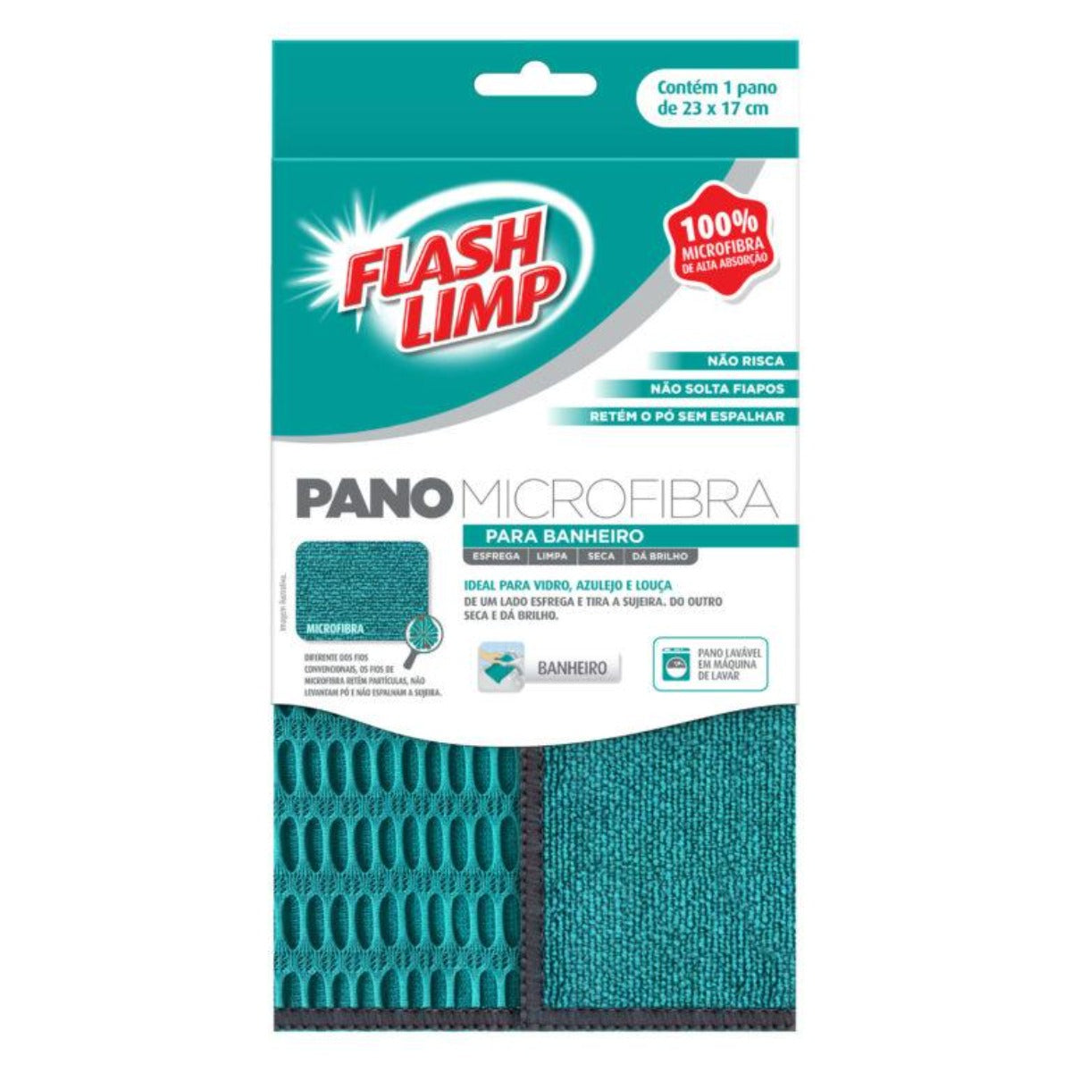 Pano Microfibra Para Banheiro FlashLimp - Altaluce