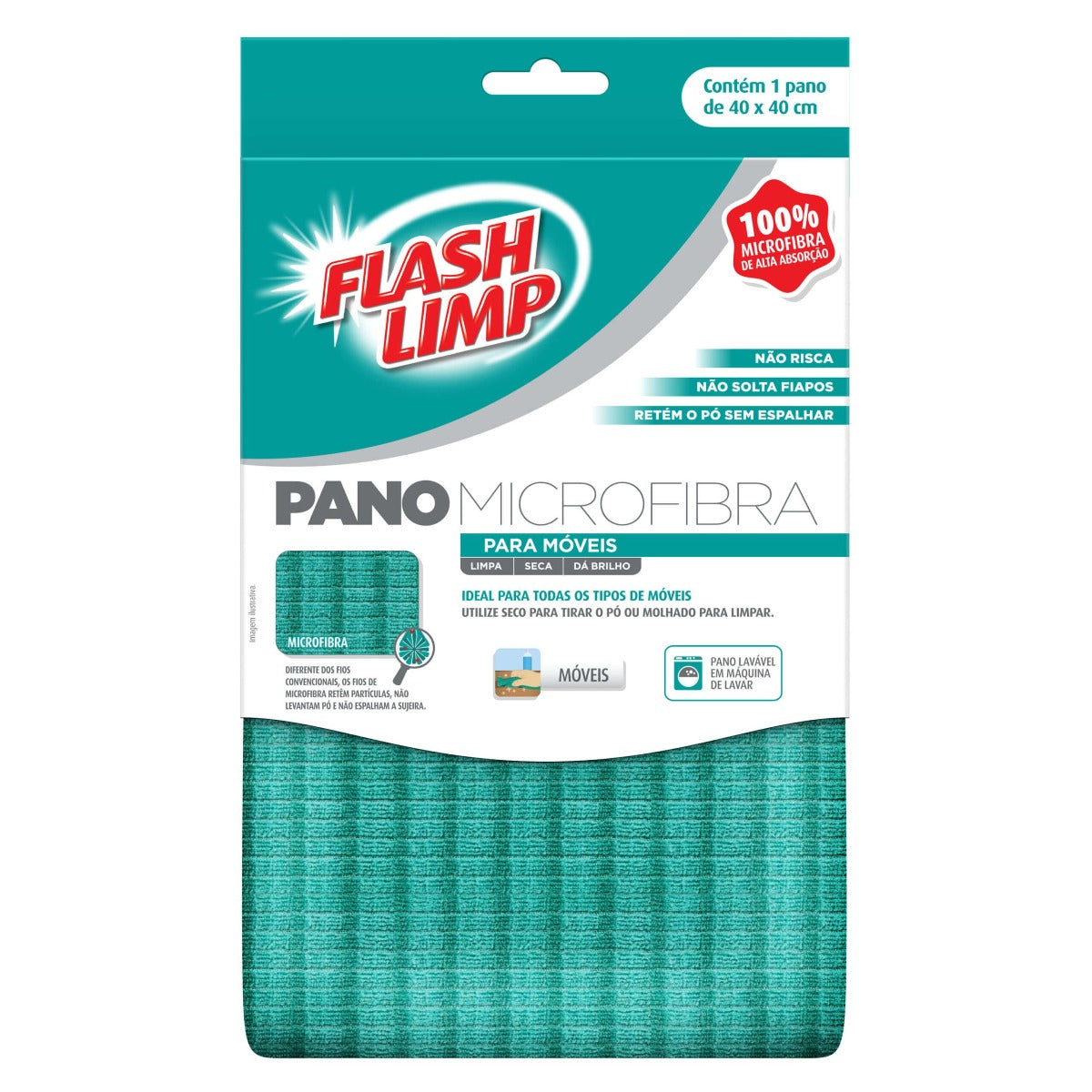 Pano Microfibra Para Móveis FlashLimp - Altaluce