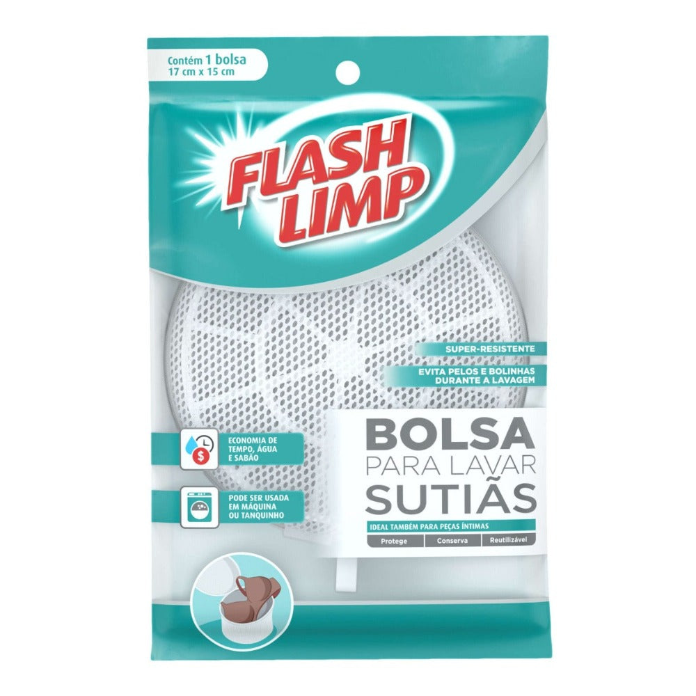 Bolsa Para Lavar Sutias 17 X 15 Cm FlashLimp - Altaluce
